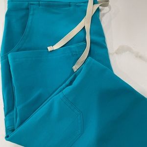 FIGS LIMITED EDITION TEAL SCRUB PANTS